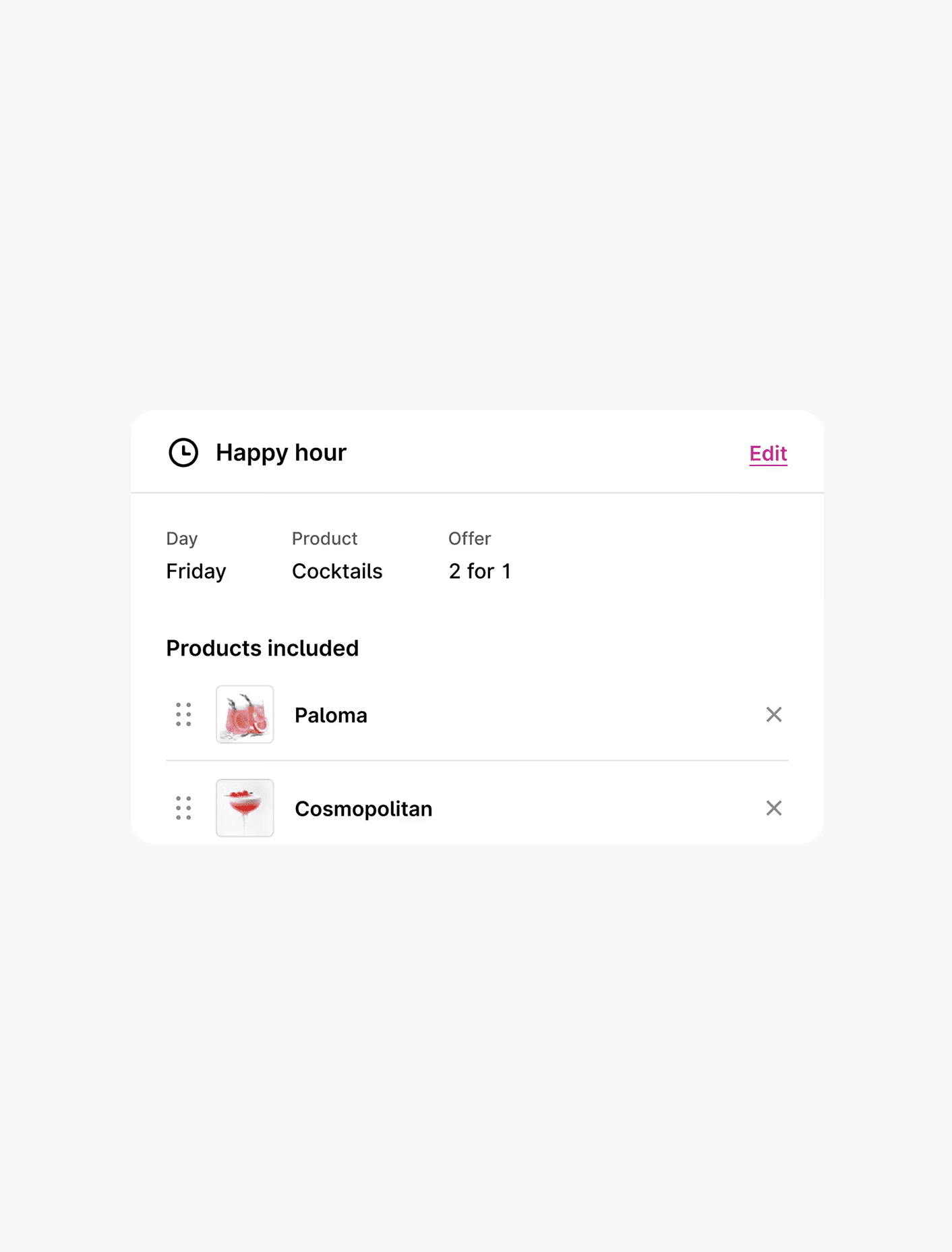 Mews project screen 3